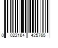 Barcode Image for UPC code 0022164425765