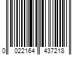 Barcode Image for UPC code 0022164437218