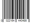 Barcode Image for UPC code 0022164440485