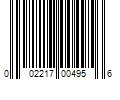 Barcode Image for UPC code 002217004956