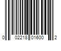 Barcode Image for UPC code 002218016002