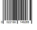 Barcode Image for UPC code 0022188149265