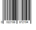 Barcode Image for UPC code 0022188872194