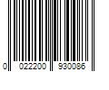 Barcode Image for UPC code 0022200930086