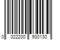 Barcode Image for UPC code 0022200930130