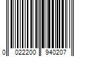 Barcode Image for UPC code 0022200940207