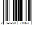 Barcode Image for UPC code 0022200941532