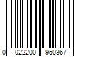 Barcode Image for UPC code 0022200950367