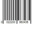 Barcode Image for UPC code 0022200963435