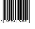 Barcode Image for UPC code 0022204548881