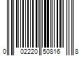 Barcode Image for UPC code 002220508168