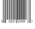 Barcode Image for UPC code 002221000067