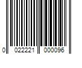 Barcode Image for UPC code 0022221000096