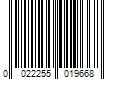 Barcode Image for UPC code 0022255019668