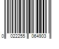 Barcode Image for UPC code 0022255064903