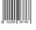 Barcode Image for UPC code 0022255067768