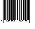 Barcode Image for UPC code 0022255086172