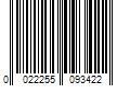 Barcode Image for UPC code 0022255093422