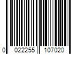 Barcode Image for UPC code 0022255107020