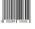 Barcode Image for UPC code 0022255120302