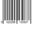 Barcode Image for UPC code 0022255130837