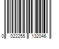 Barcode Image for UPC code 0022255132046