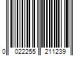 Barcode Image for UPC code 0022255211239