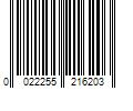 Barcode Image for UPC code 0022255216203