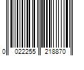 Barcode Image for UPC code 0022255218870