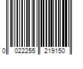 Barcode Image for UPC code 0022255219150