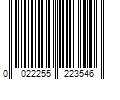 Barcode Image for UPC code 0022255223546