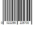 Barcode Image for UPC code 0022255225700