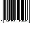 Barcode Image for UPC code 0022255232630