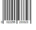 Barcode Image for UPC code 0022255233323