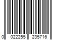 Barcode Image for UPC code 0022255235716