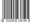 Barcode Image for UPC code 0022255236195