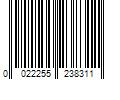 Barcode Image for UPC code 0022255238311