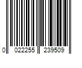 Barcode Image for UPC code 0022255239509