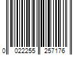 Barcode Image for UPC code 0022255257176. Product Name: Shimano Fishing NEXAVE 4000HG FI Spinning Reel [NEX4000HGFI]