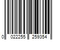 Barcode Image for UPC code 0022255259354