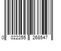 Barcode Image for UPC code 0022255268547