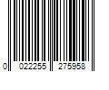 Barcode Image for UPC code 0022255275958