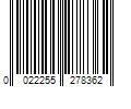 Barcode Image for UPC code 0022255278362