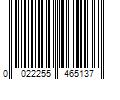 Barcode Image for UPC code 0022255465137