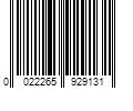 Barcode Image for UPC code 0022265929131