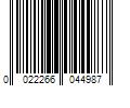 Barcode Image for UPC code 0022266044987