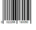 Barcode Image for UPC code 0022266180050