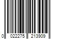 Barcode Image for UPC code 0022275213909