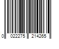 Barcode Image for UPC code 0022275214265