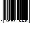 Barcode Image for UPC code 0022275244446